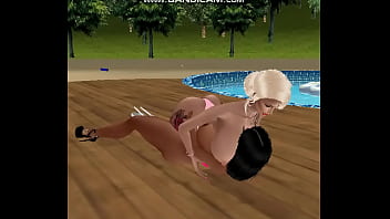 Preview 2 of Dasai Sex - Red Light Vacation Center: Chocolate slut Lola from Exotic Bull