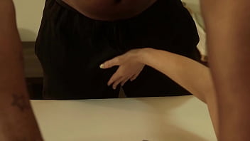 Preview 3 of Erotic Movies - Horny PETITE client seduces his masseuse at spa until he lets her ride his BBC