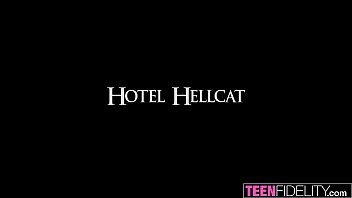 Preview 1 of Pour Moin - TEENFIDELITY Hotel Hookup with Aften Opal