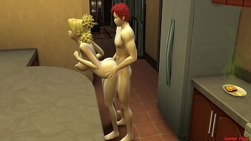 Preview 4 of Asian Lesbia - Gaara se Folla a su Hermanastra Temari En la Cocina Sexo en Grupo Naruto Hentai