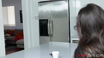 Preview 2 of Amatuer Lesbian Asia - Nerd Brunette Stepsister Fucks Her Stepbrother-Sofie Reyez