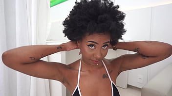 Preview 2 of Sunny Leon Cum Inside - Ana Sasuga,  beautiful breasts ebony,  drinks pee till the last drop,  then fucks 4 cocks (DAP,  Anal,  DP,  4on1,  real Pee drinking,  rimming,  romain) OB416