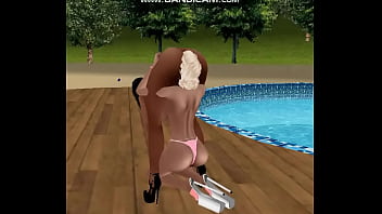 Preview 2 of Bada Wala Chuchi Wala Video - Red Light Vacation Center: Chocolate slut Lola from Exotic Bull