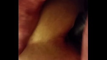 Preview 2 of Slipping Mom Foucking Son - Wife does a double vaginal with cock and a toy