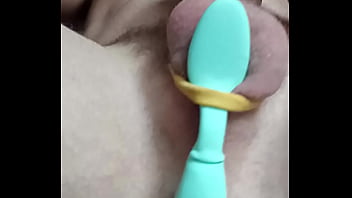 Preview 2 of Romantic Teenage Sex - Hornyfarmer playing with a we vibe