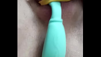 Preview 4 of Romantic Teenage Sex - Hornyfarmer playing with a we vibe