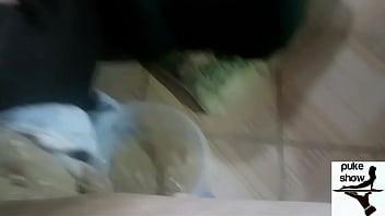 Preview 3 of Hard Sex Black Girl Gang - Feminist puke puking on my cock