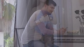 Preview 1 of Xxx Zoos - Naughty brunette loves gaging on her stepbrother&#039_s big cock