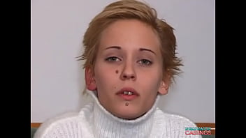 Preview 2 of Jerking Off Thinking Of Mom - Melinda,  Teen and Blonde in the Private Casting&#039_s Couch
