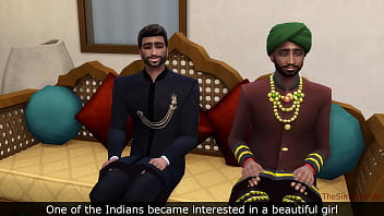 Preview 1 of Telugu X Vidoes Com - Indian girl fucks behind her stepfather&#039_s back in living room