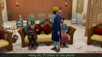 Preview 3 of 8saal Boy Ki Gay Video - They almost got caught having hot sex next to their stepfather