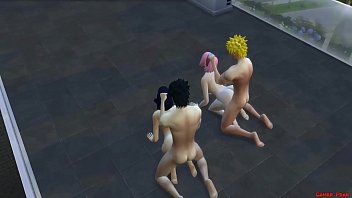 Preview 3 of Dorina Kenina - Intercambio de Esposas Con Hinata y Sakura D&iacute_a de Piscina Naruto Hentai
