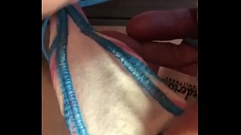 Preview 3 of Fresher Uk - Cum shot on her G string cotton gusset
