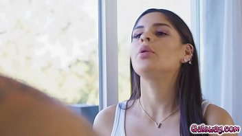 Preview 1 of Xxx Tqnbgu - Katya Rodriguez takes care of her stepmoms pussy for a stray kitten