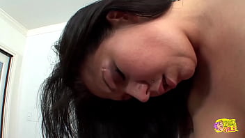 Preview 4 of Remaja Schools - The taboo does not stop the busty BBW brunette lesbian from seducing the blonde hottie