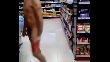Preview 3 of Jilat Susu Sendiri - Naked Shopping Guy Spain