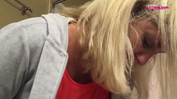 Preview 3 of Mom Teach Son Bad Milf - Watch me pee