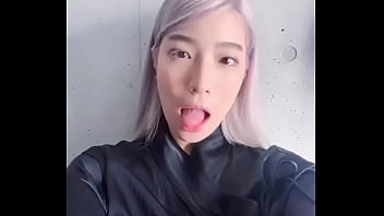 Preview 4 of Xexi Hot Vediosi - Ahegao slut with long tongue