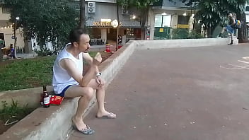 Preview 1 of Xxx Gutumu - Encontrei na pra&ccedil_a,  joguei a conversa e meti a rola em casa