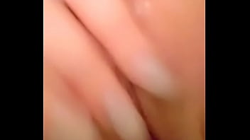Preview 1 of Collage Gtil Hot Sex - Playing with clean shaved pussy