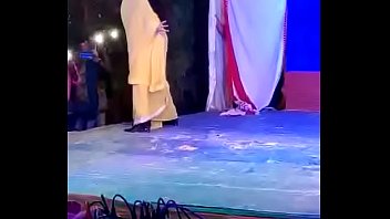 Preview 2 of Trachers Big Braazz - Puja in seducing sexy dance in village stage performance.