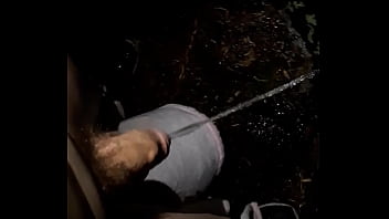 Preview 3 of Sister Is Not Brother - Jessica wildwood Piss&#039_s on a tree in the middle of the night 2020
