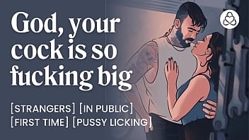 Preview 1 of Spun Ouy - Fucked hard by a biker guy with a monster cock | Stranger sex | Real public sex