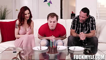 Preview 3 of Bokep Jav Sud Indo - A Movie But I Wanted Birthday Tits! Kelly Caprice,  Jack Vegas,  Anthony Pierce