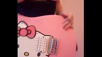 Preview 2 of Xnxx Standing Up Com - Curly Rocking With Guitar