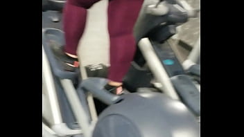 Preview 2 of Fetish Spandex - La Cienega bbw Workout