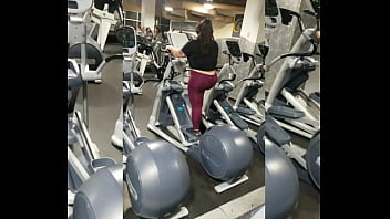 Preview 3 of Fetish Spandex - La Cienega bbw Workout