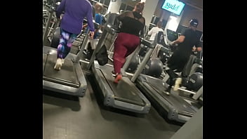 Preview 4 of Fetish Spandex - La Cienega bbw Workout