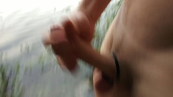 Preview 1 of Teen Deep Throat Cum - horny at the lake