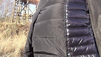 Preview 1 of Wife Fucks Dog On Hidden Cam - masked wadergirl well dressed