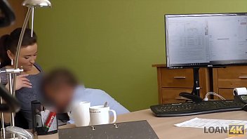 Preview 2 of Film Javcom - HUNT4K. Pretty chick with red hair gets owned in front of her BF