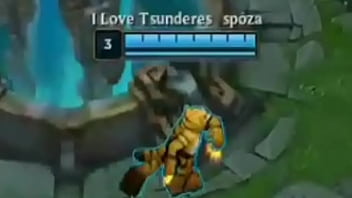 Preview 3 of Over Size Xxl - Udyr comendo esfiha-ha da Annie (cr&eacute_ditos a p&aacute_gina picko udyr independente da matchup)