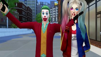 Preview 4 of Violation Porn - Joker y Harley Quinn Los Criminales Del Sexo