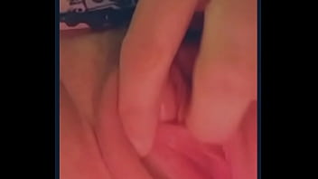 Preview 1 of Seale Pake Xxx Videos - Chick,  videos herself spreading and fingering her shaved pussy.