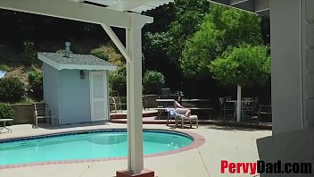 Preview 1 of Cewek Smp Bugil - I Fucked My step Daddy &amp_ I Liked it- Avi Love