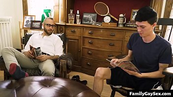 Preview 2 of Alina Popa Bodybuilder - hot gay step dad and