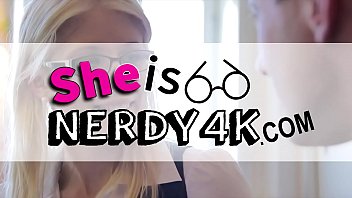 Preview 1 of Bulu Cinima - Yeah,  right! The only thing he wants to study is her sweet young pussy - FULL SCENE on https://www.sheisnerdy4k.com/