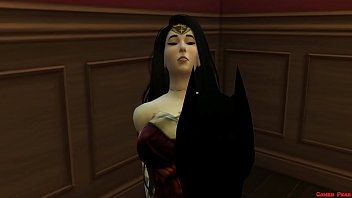 Preview 2 of Ass Lasbeon - Batman Se Folla a la Mujer Maravilla Anal despu&eacute_s de Derrotar a los Villanos DC Porn