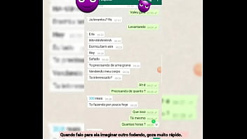 Preview 1 of Beautyfull Grile - Treinando a Esposa para ser corno - conversa whats