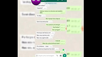 Preview 4 of Beautyfull Grile - Treinando a Esposa para ser corno - conversa whats