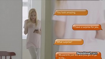 Preview 1 of Horning Son Fuck Mom - Big cock all way up in blonde teens ass