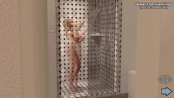 Preview 3 of Savannahskye Chaturbate - My Cute Roommate | Horny redhead teen with big tits and a hot ass is masturbating and gets her pussy licked | My sexiest gameplay moments | Part #5