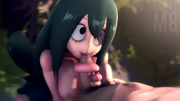 Preview 1 of Xxxnx Hinde Com - My Hero Academia Tsuyu Asui sucking