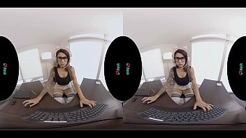 Preview 1 of Bf Khatiy - VRHUSH Gamer girl Alexis Zara gets fucked with her stream on