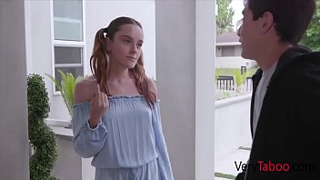 Preview 1 of Hubby Sleping - Stepdad Punishes Tiny Teen Daughter For Being A Slut - Lily Glee