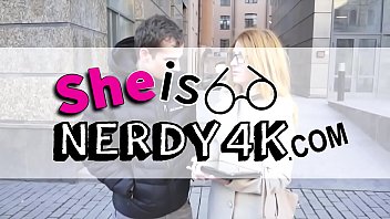 Preview 1 of Sek Pool - She takes a cumshot right on her stylish glasses - FULL SCENE on https://www.sheisnerdy4k.com/